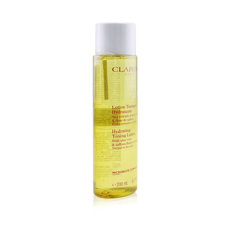 Clarins Hydrating Toning Lotion with Aloe Vera & Saffron Flower Extracts - Normal to Dry Skin 