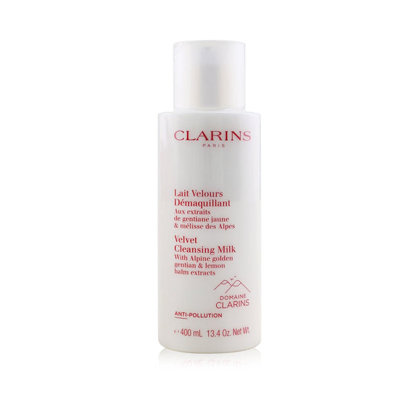 Clarins Velvet Cleansing Milk with Alpine Golden Gentian & Lemon Balm Extracts 
