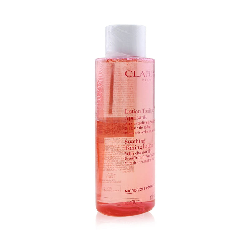 Clarins Soothing Toning Lotion with Chamomile & Saffron Flower Extracts - Very Dry or Sensitive Skin  400ml/13.5oz