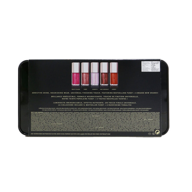 Fenty Beauty by Rihanna Glossy Posse Mini Gloss Bomb Collection (5x Mini Gloss Bomb)  5x5.5ml/0.18oz