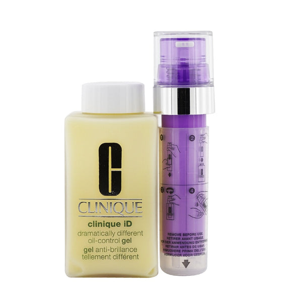 Clinique Clinique iD Dramatically Different Oil-Control Gel + Active Cartridge Concentrate For Lines & Wrinkles (Purple)  125ml/4.2oz