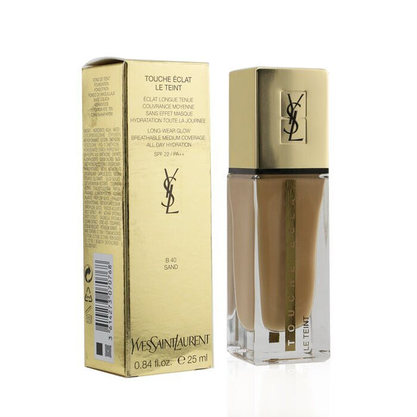 Yves Saint Laurent Touche Eclat Le Teint Long Wear Glow Foundation SPF22 - # B40 Sand 25ml/0.84oz