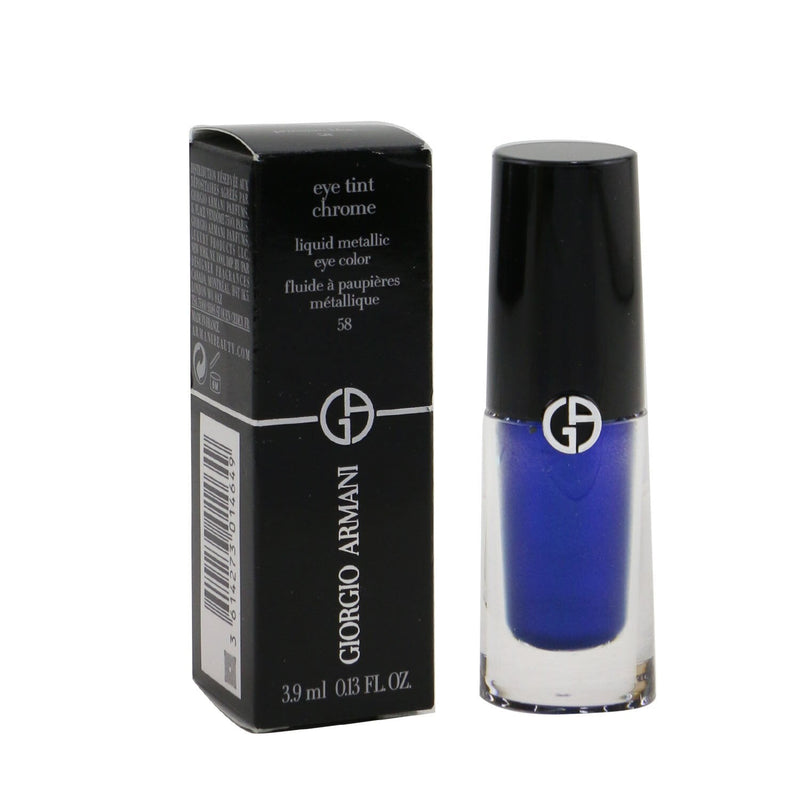 Giorgio Armani Eye Tint Liquid Eye Color - # 58 Prussian Blue (Chrome-Metallic) 