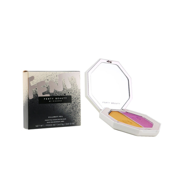 Fenty Beauty by Rihanna Killawatt Foil Freestyle Highlighter Duo - # Mimosa Sunrise / Sangria Sunset  2x3.5g/0.12oz