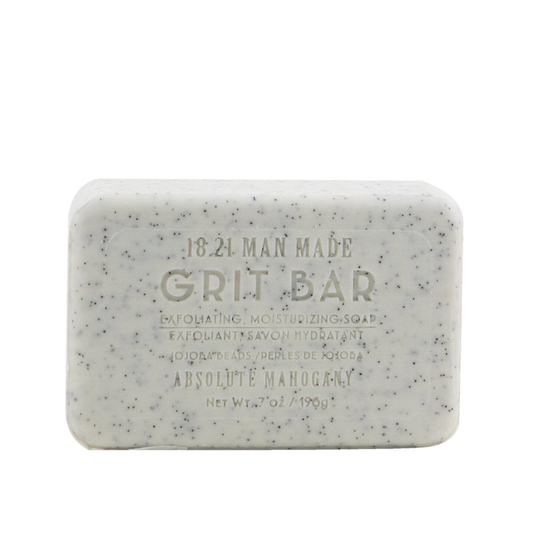 18.21 Man Made Grit Bar - Exfoliating, Moisturizing Soap - # Absolute Mahogany 