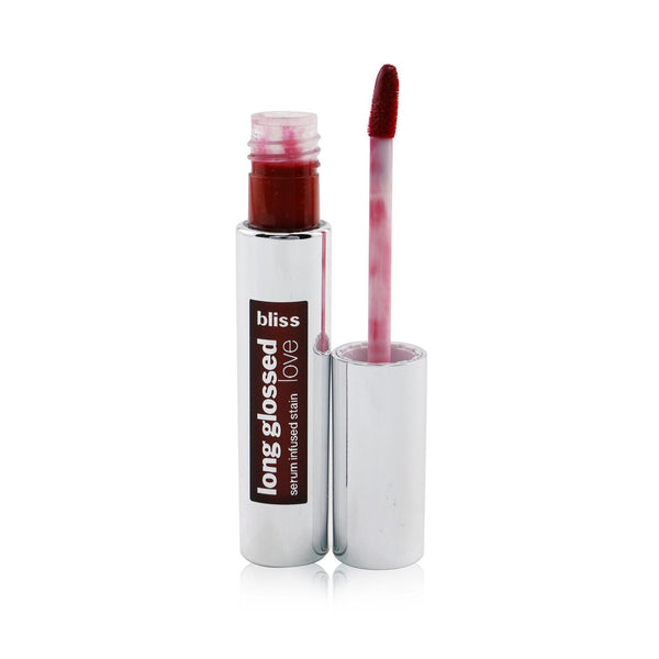 Bliss Long Glossed Love Serum Infused Lip Stain - # Red Hot Mama (Box Slightly Damaged)  3.8ml/0.12oz