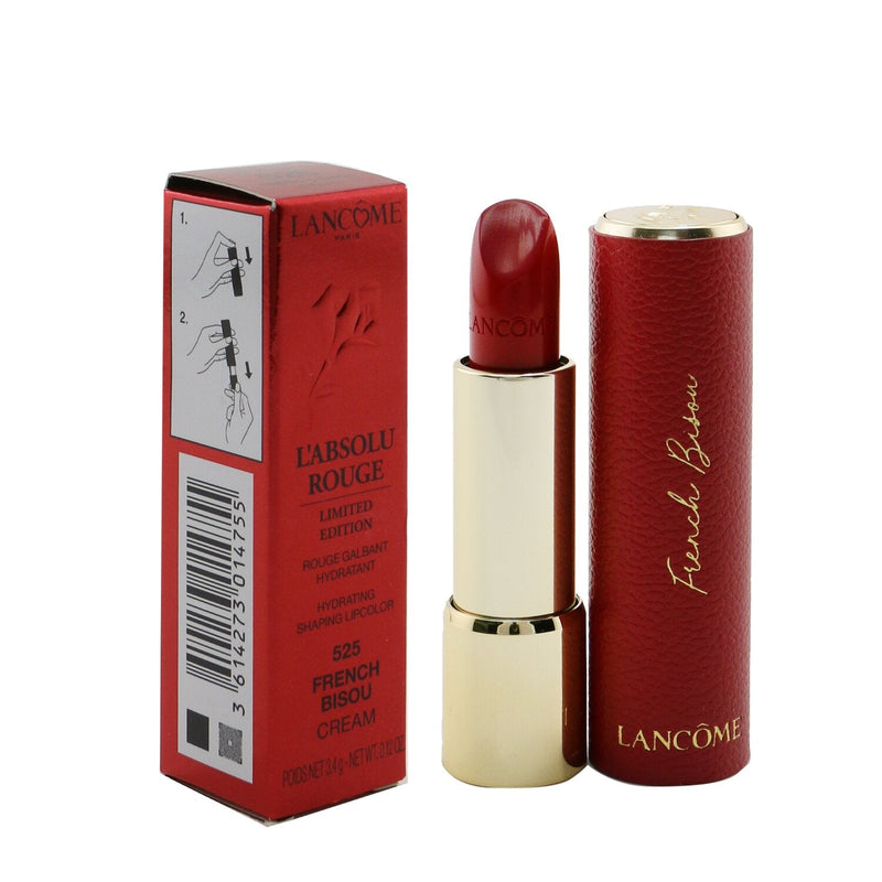 Lancome L' Absolu Rouge Hydrating Shaping Lipcolor (Limited Edition) - # 525 French Bisou (Cream)  3.4g/0.12oz