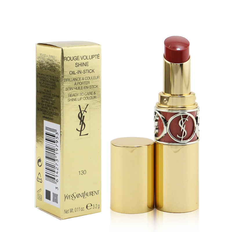 Yves Saint Laurent Rouge Volupte Shine - # 130 Burnt Suede  3.2g/0.11oz