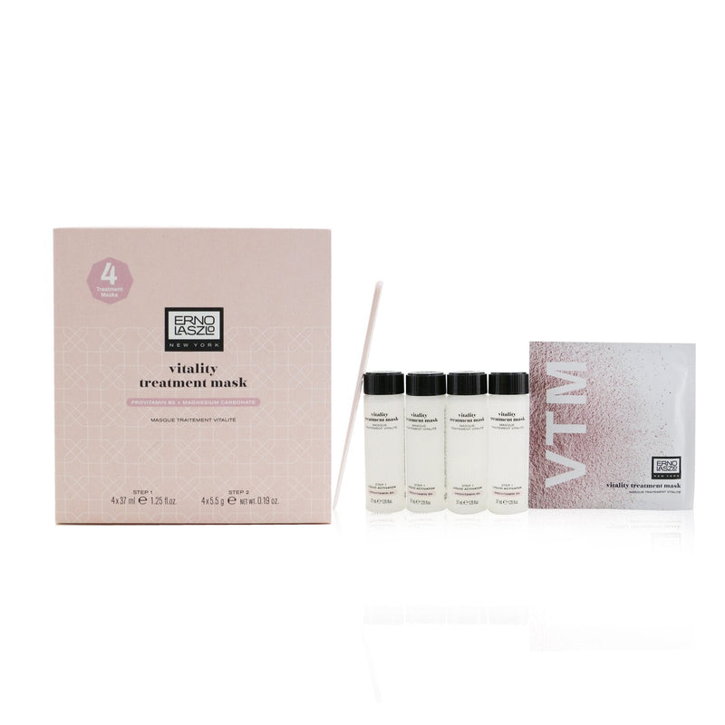 Erno Laszlo Vitality Treatment Mask (Step 1: 4x Liquid Activator 37ml/1.25oz, Step 2: 4x Triple Mineral Powder 5.5g/0.19oz)  8pcs