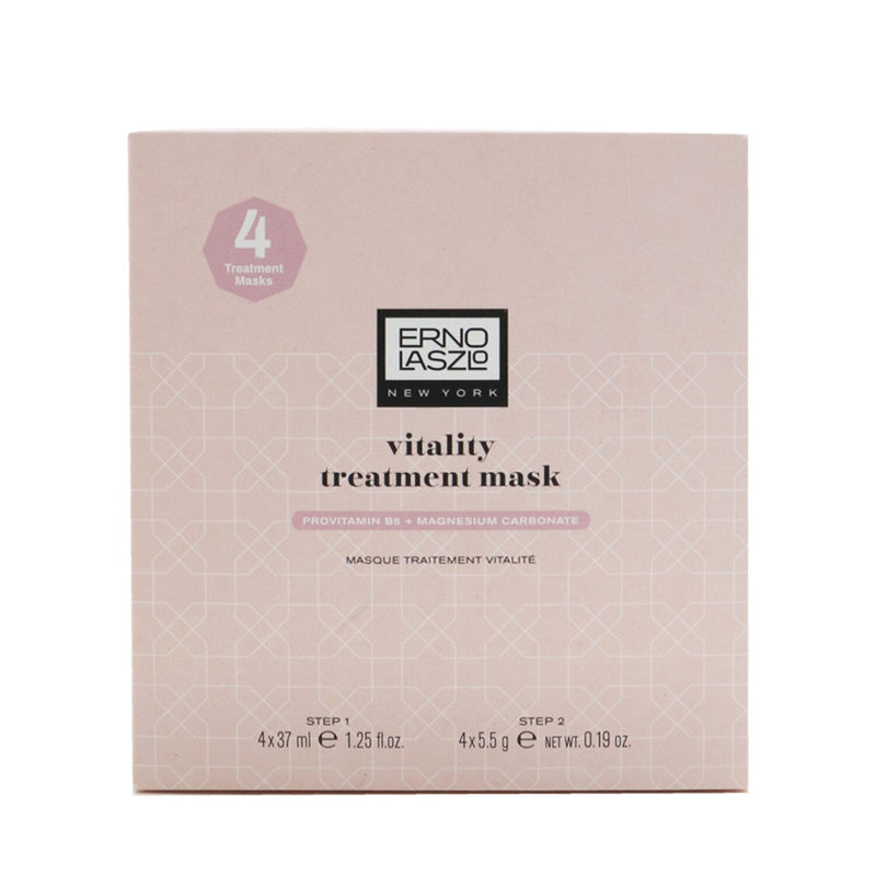 Erno Laszlo Vitality Treatment Mask (Step 1: 4x Liquid Activator 37ml/1.25oz, Step 2: 4x Triple Mineral Powder 5.5g/0.19oz)  8pcs