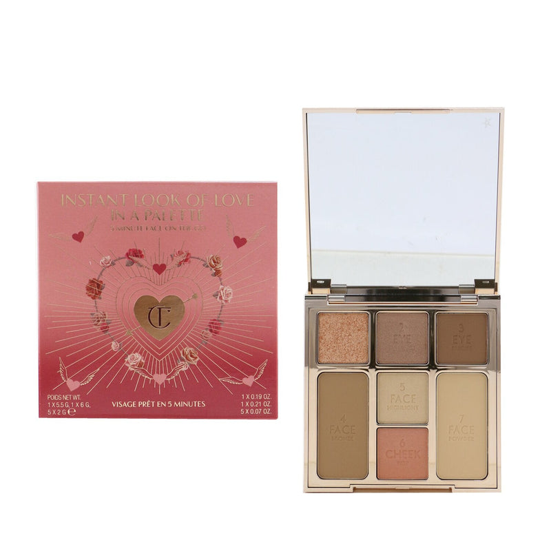 Charlotte Tilbury Instant Look Of Love Look In A Palette (1x Powder, 1x Blush, 1x Highlight, 1x Bronzer, 3x Eye Color) - # Pretty Blushed Beauty  21.5g/0.75oz