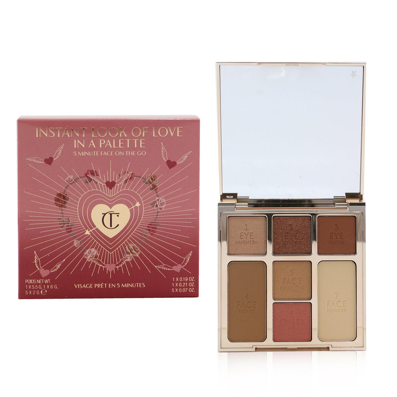 Charlotte Tilbury Instant Look Of Love Look In A Palette (Powder+Blush+Highlight+Bronzer+3x Eye Color) - # Glowing Beauty  21.5g/0.75oz