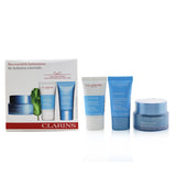 Clarins My Hydration Essentials Gift Set: Hydra-Essentiel Silky Cream 50ml+ Fresh Scrub 15ml+ SOS Hydra Mask 15ml 