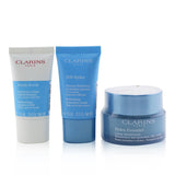 Clarins My Hydration Essentials Gift Set: Hydra-Essentiel Silky Cream 50ml+ Fresh Scrub 15ml+ SOS Hydra Mask 15ml 