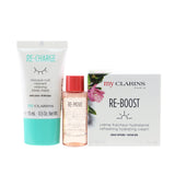 Clarins My Clarins Essentials Set: Re-Boost Hydrating Cream 50ml+ Re-Move Cleansing Water 10ml+ Re-Charge Sleep Mask 15ml 