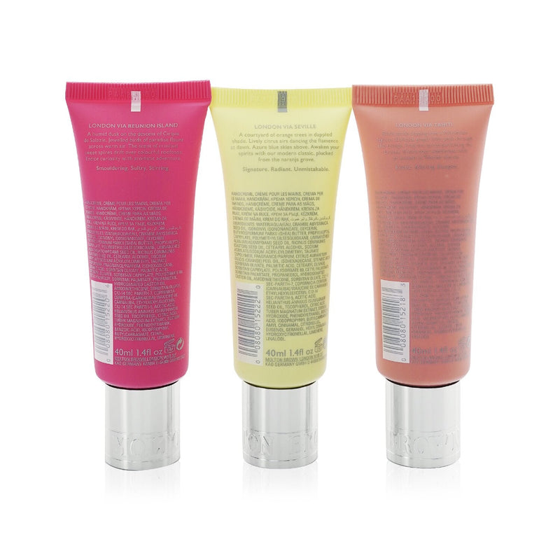 Molton Brown Hand Cream Trio Set: 3x40ml (Fiery Pink Pepper + Orange & Bergamot + Heavenly Gingerlily)  3x 40ml/1.4oz