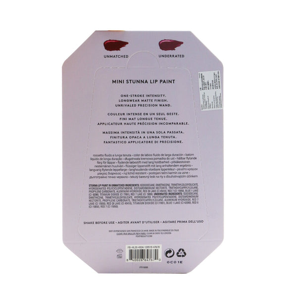 Fenty Beauty by Rihanna Two Lil Stunnas Mini Longwear Fluid Lip Color Duo (2x Mini Lip Color)  2x2ml/0.067oz
