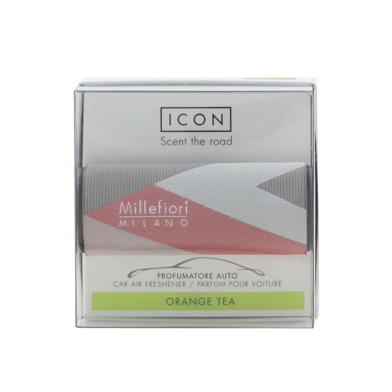 Millefiori Icon Textile Geometric Car Air Freshener - Orange Tea 