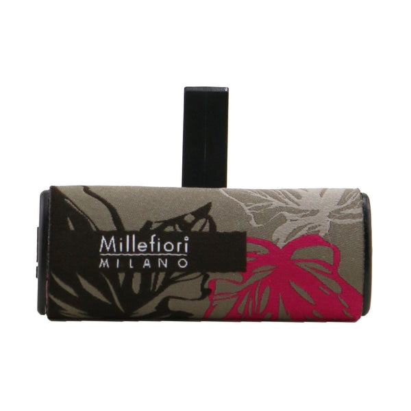 Millefiori Icon Textile Floral Car Air Freshener - Magnolia Blossom & Wood  1pc