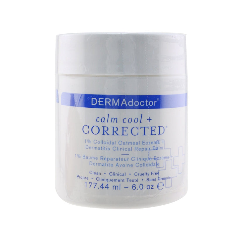 DERMAdoctor Calm Cool + Corrected 1% Colloidal Oatmeal Eczema + Dermatitis Clinical Repair Balm  177.44ml/6oz