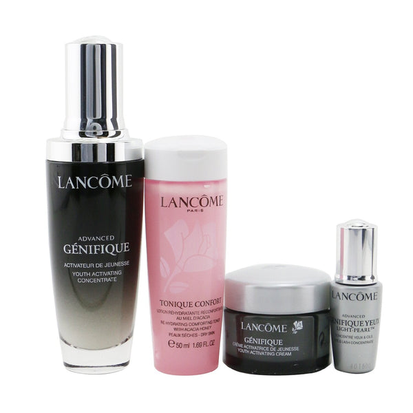 Lancome My Youthful Radiance Routine Set: Genifique Advanced 50ml + Tonique Confort 50ml + Eye Serum 5ml + Day Cream 15ml 