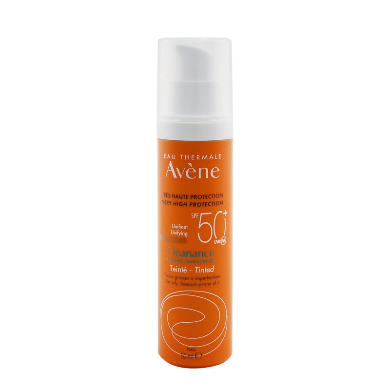 Avene Very High Protection Cleanance Unifying Tinted Sunscreen SPF 50 - For Oily, Blemish-Prone Skin 