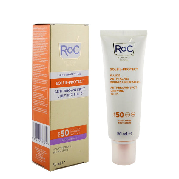 ROC Soleil-Protect Anti-Brown Spot Unifying Fluid SPF 50 UVA & UVB (Visibly reduces Brown Spots)  50ml/1.69oz