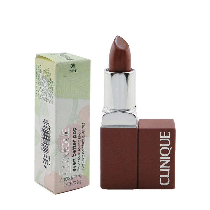 Clinique Even Better Pop Lip Colour Foundation - # 09 Tulle  3.9g/0.13oz