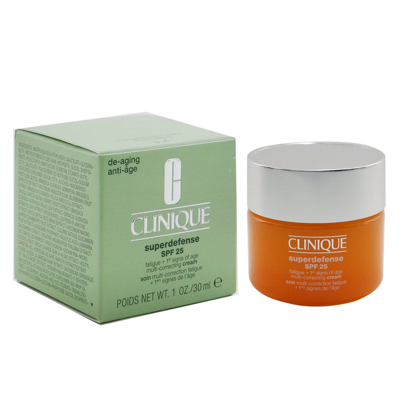 Clinique Superdefense SPF 25 Fatigue + 1st Signs Of Age Multi-Correcting Cream - Combination Oily to Oily  30ml/1oz