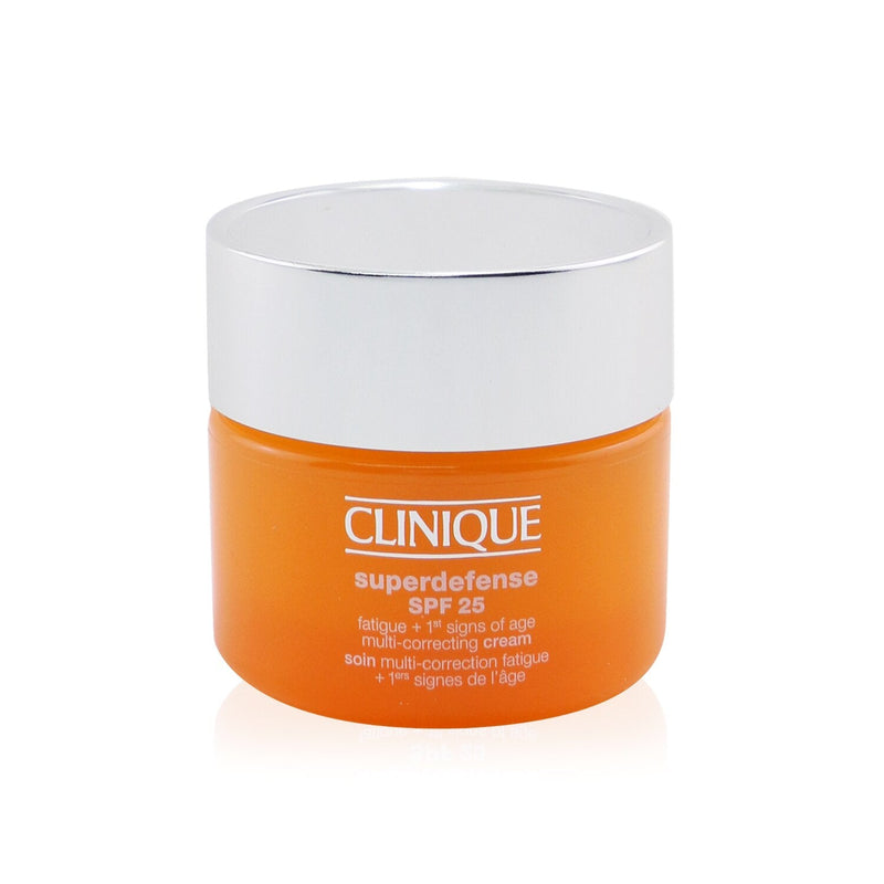 Clinique Superdefense SPF 25 Fatigue + 1st Signs Of Age Multi-Correcting Cream - Very Dry to Dry Combination  30ml/1oz