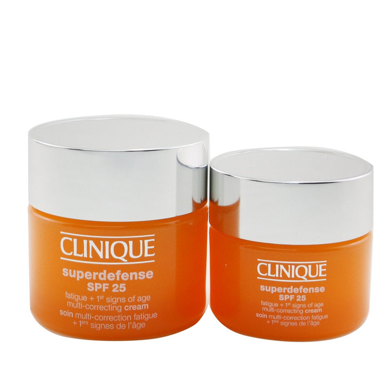 Clinique Superdefense SPF 25 Home & Away Set: Multi-Correcting Cream 50ml+ Multi-Correcting Cream 30ml  2pcs