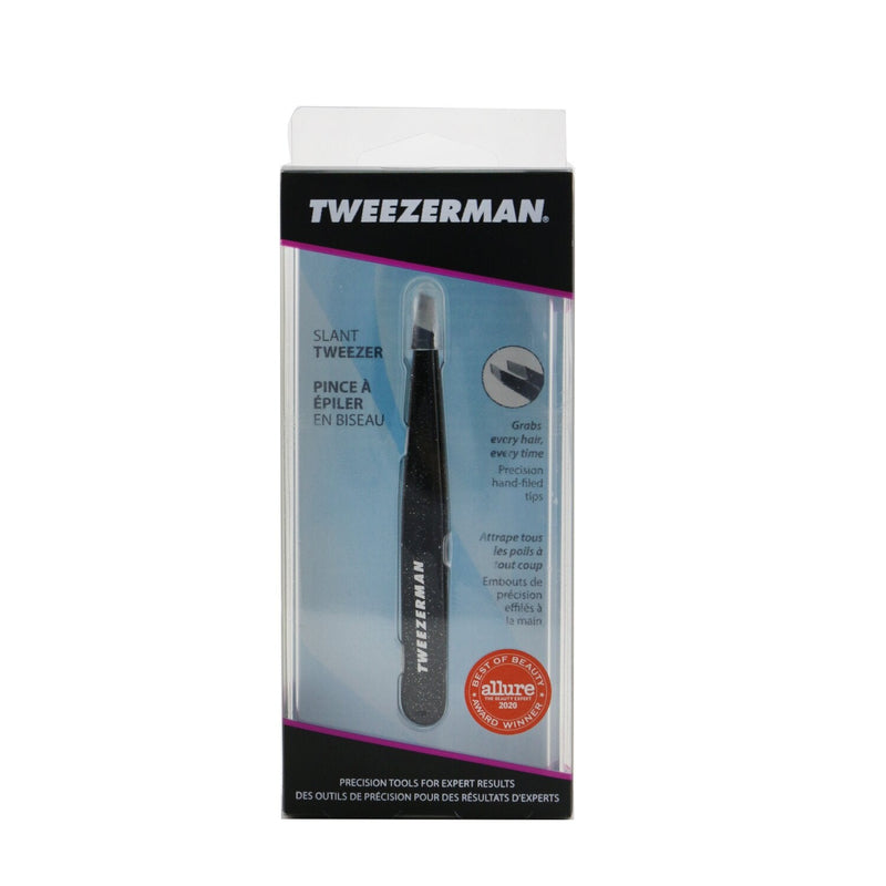 Tweezerman Slant Tweezer - Platinum Silver (Studio Collection)