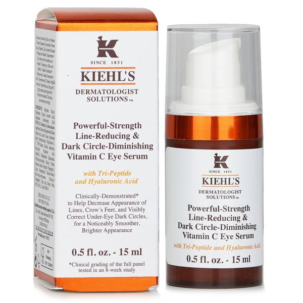 Kiehl's Dermatologist Solutions Powerful-Strength Line-Reducing & Dark Circle-Diminishing Vitamin C Eye Serum 15ml/0.5oz