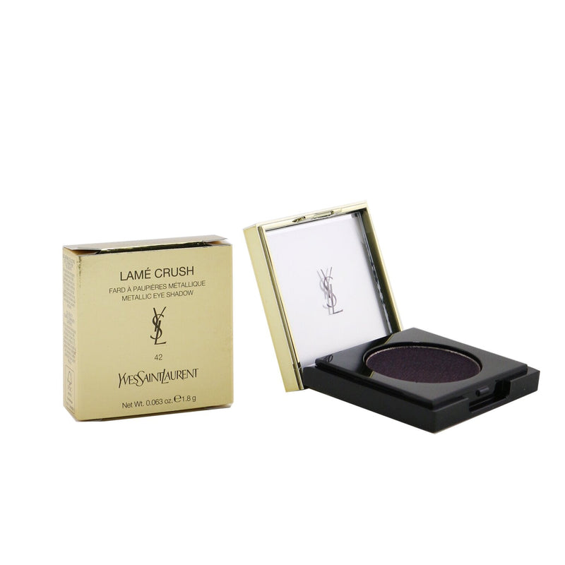 Yves Saint Laurent Lame Crush Metallic Eye Shadow - # 42 Magnetic Purple  1.8g/0.063oz