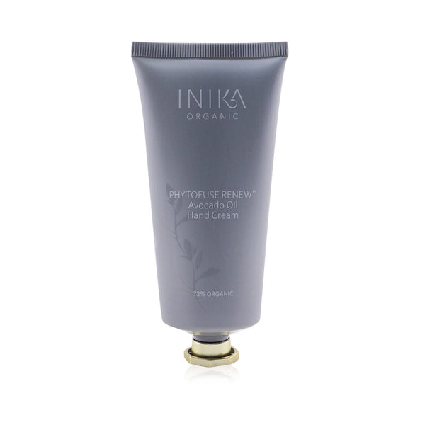 INIKA Organic Phytofuse Renew Avocado Oil Hand Cream  75ml/2.5oz