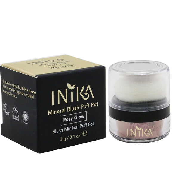 INIKA Organic Mineral Blush Puff Pot - # Rosy Glow  3g/0.1oz