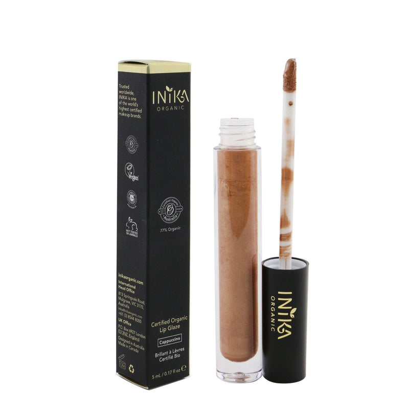 INIKA Organic Certified Organic Lip Glaze - # Cappuccino  5ml/0.17oz