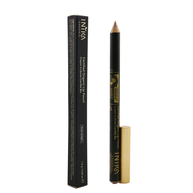 INIKA Organic Certified Organic Lip Pencil - # 04 Nude Delight  1.2g/0.04oz