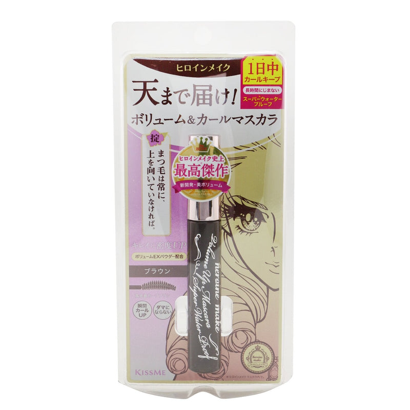KISS ME Heroine Make Volume UP Mascara Super Waterproof - # 02 Brown  6g/0.2oz