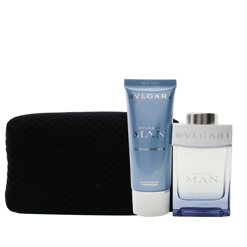 Bvlgari Man Glacial Essence Coffret: Eau De Parfum Spray 100ml/3.4oz + –  Fresh Beauty Co. USA