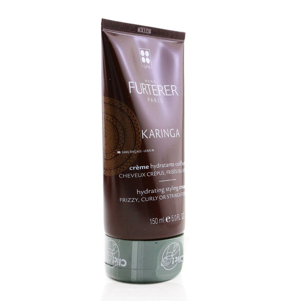 Rene Furterer Karinga Hydrating Styling Cream - Frizzy, Curly or Straightened Hair (Packaging Slightly Damaged)  150ml/5oz