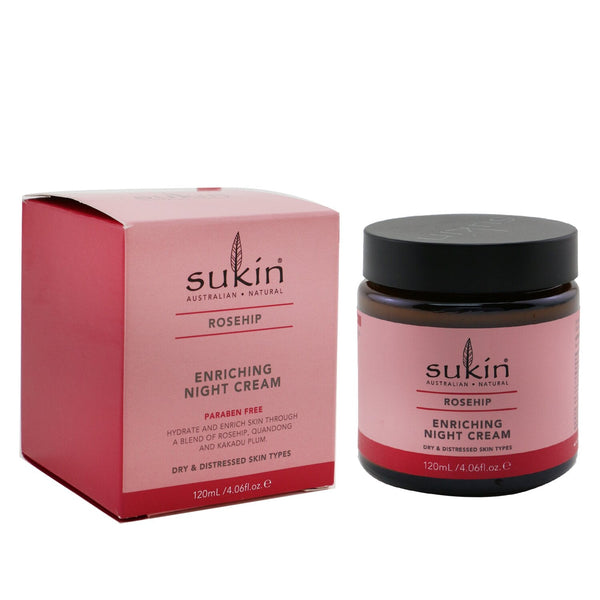 Sukin Rosehip Enriching Night Cream (Dry & Distressed Skin Types)  120ml/4.06oz