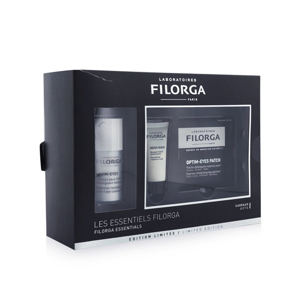 Filorga Les Essentials Filorga Set: Optim Eyes 15ml + Meso Mask 15ml + Optim Eyes Patches - 2patches (Box Slightly Damaged)  3pcs