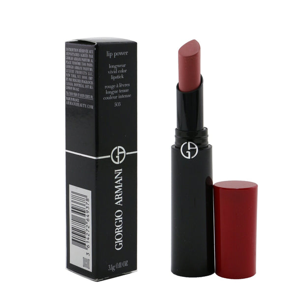 Giorgio Armani Lip Power Longwear Vivid Color Lipstick - # 503 Eccentrico  3.1g/0.11oz