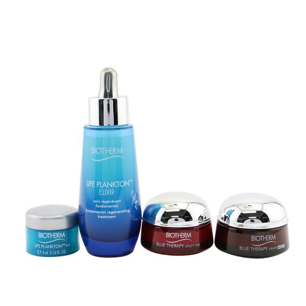 Biotherm Life Plankton Gift Set: Elixir + Blue Therapy Day Cream 15ml+ Blue Therapy Night Cream 15ml+ Lift Plankton Eye 5ml 4pcs 50ml