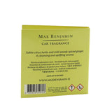 Max Benjamin Car Fragrance Refill - Lemongrass & Ginger  1pc