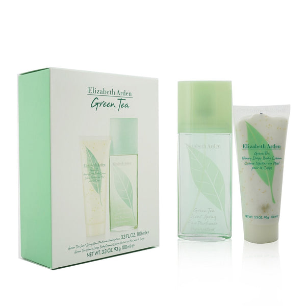 Elizabeth Arden Green Tea Coffret: Eau Parfumee Spray 100ml/3.3oz + Honey Drops Body Cream 100ml/3.3oz  2pcs