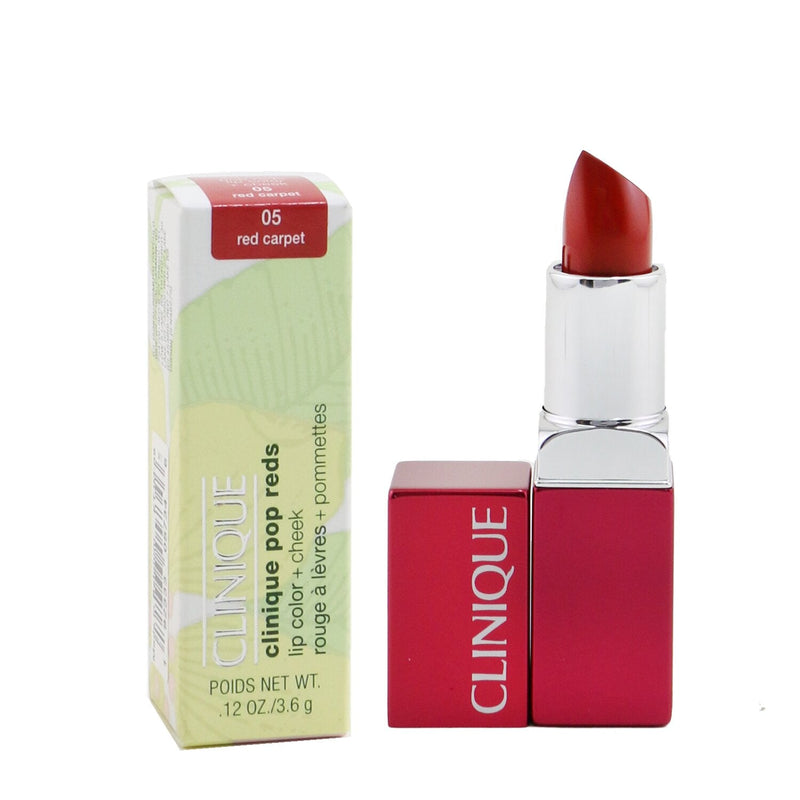 Clinique Clinique Pop Reds Lip Color + Cheek - # 05 Red Carpet  3.6g/0.12oz