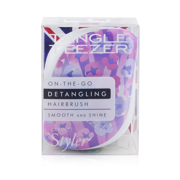 Tangle Teezer Compact Styler On-The-Go Detangling Hair Brush - # Digit. Leopard  1pc