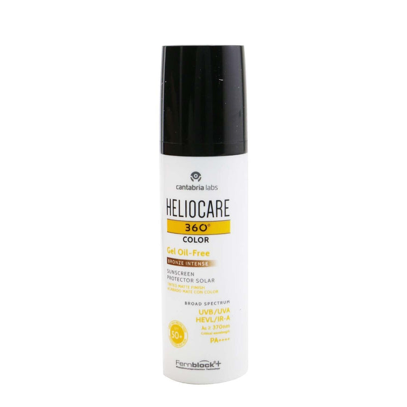 Heliocare by Cantabria Labs Heliocare 360 Color Gel - Oil Free (Tinted Matte Finish) SPF50 - # Bronze Intense  50ml/1.7oz